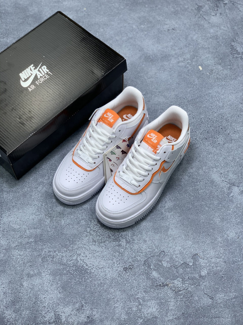 Air Force 1 Shadow Naranjas & blancas