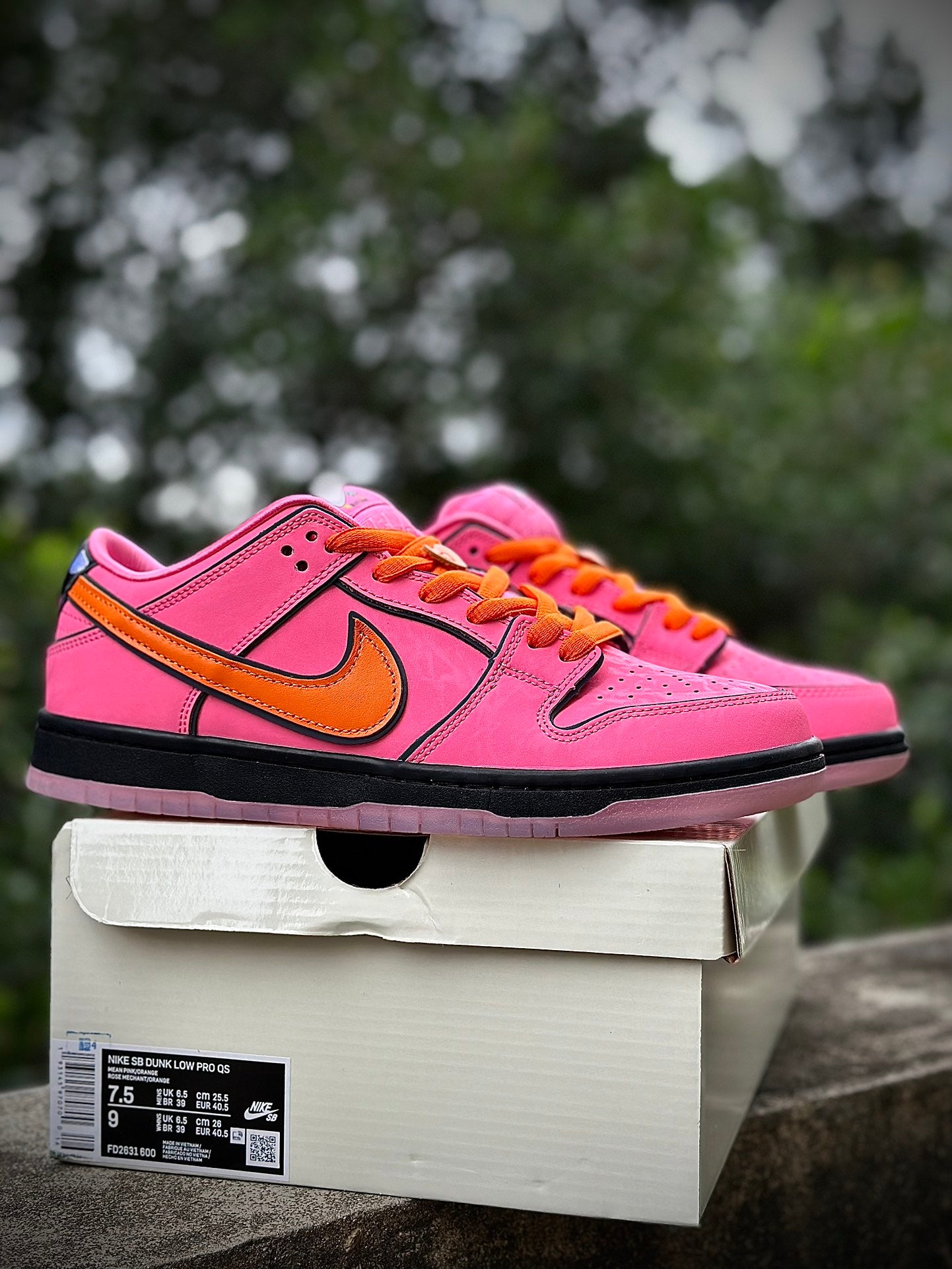 SB Dunk Low The Powerpuff Girls Blossom